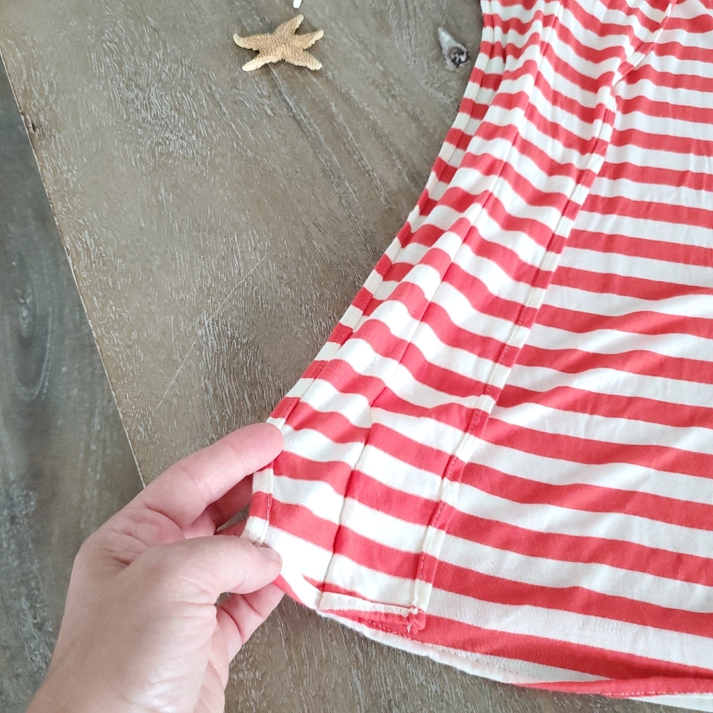 Ella Moss Striped Swim Beach Cover-up Women's Size Small - Picture 6 of 15